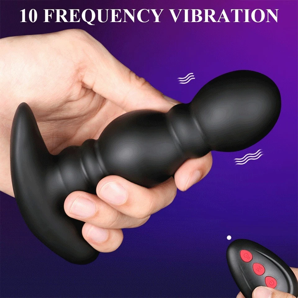 Extra Huge Inflatable Dildo Pump Penis Anal Butt Plug G-spot Stimulator Sex Toys - Image 3 of 4