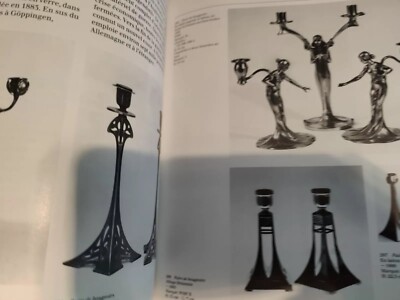 Livre 'Lampes Et Bougeoirs Art Nouveau Et Art Déco' Par Wolf Uecker - Édition 1987