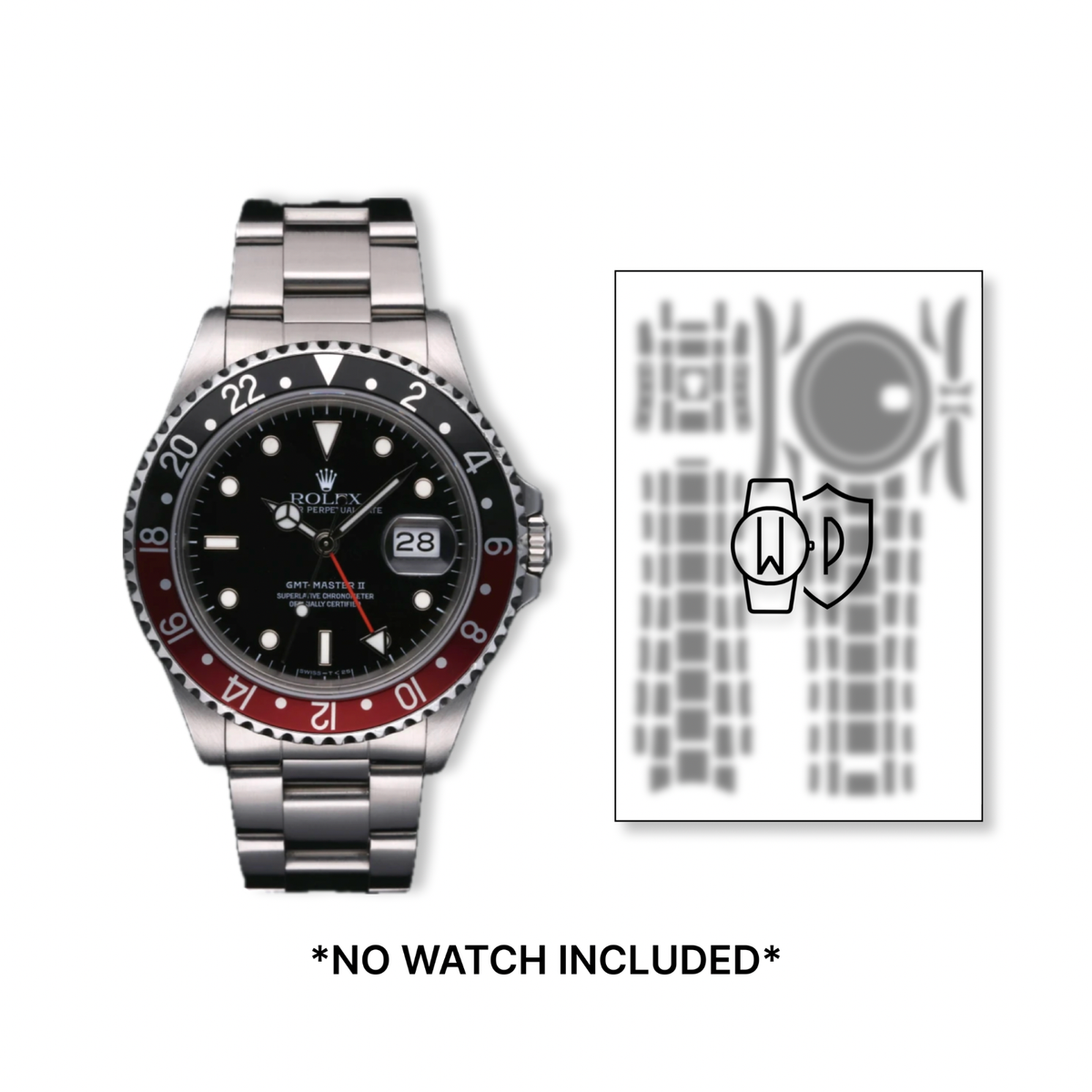Uhrenschutzfolie für Rolex GMT-Master 16710 16713 16718