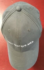 KC Holt Renfrew Men Baseball Hat Gray One Size 100% Cotton Adjustable Cambodia