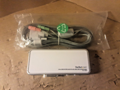 Startech 2 Port Compact USB DVI KVM + Kabel SV211KDVI