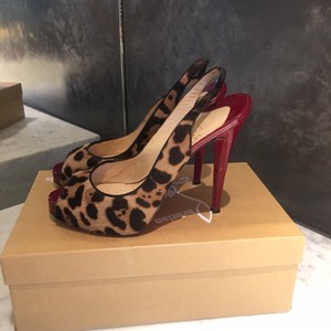 christian louboutin cheetah heels