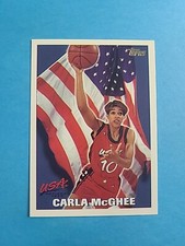 CARLA McGHEE 1995 TOPPS TEAM USA WNBA BASKETBALL CARD # 8 H9150