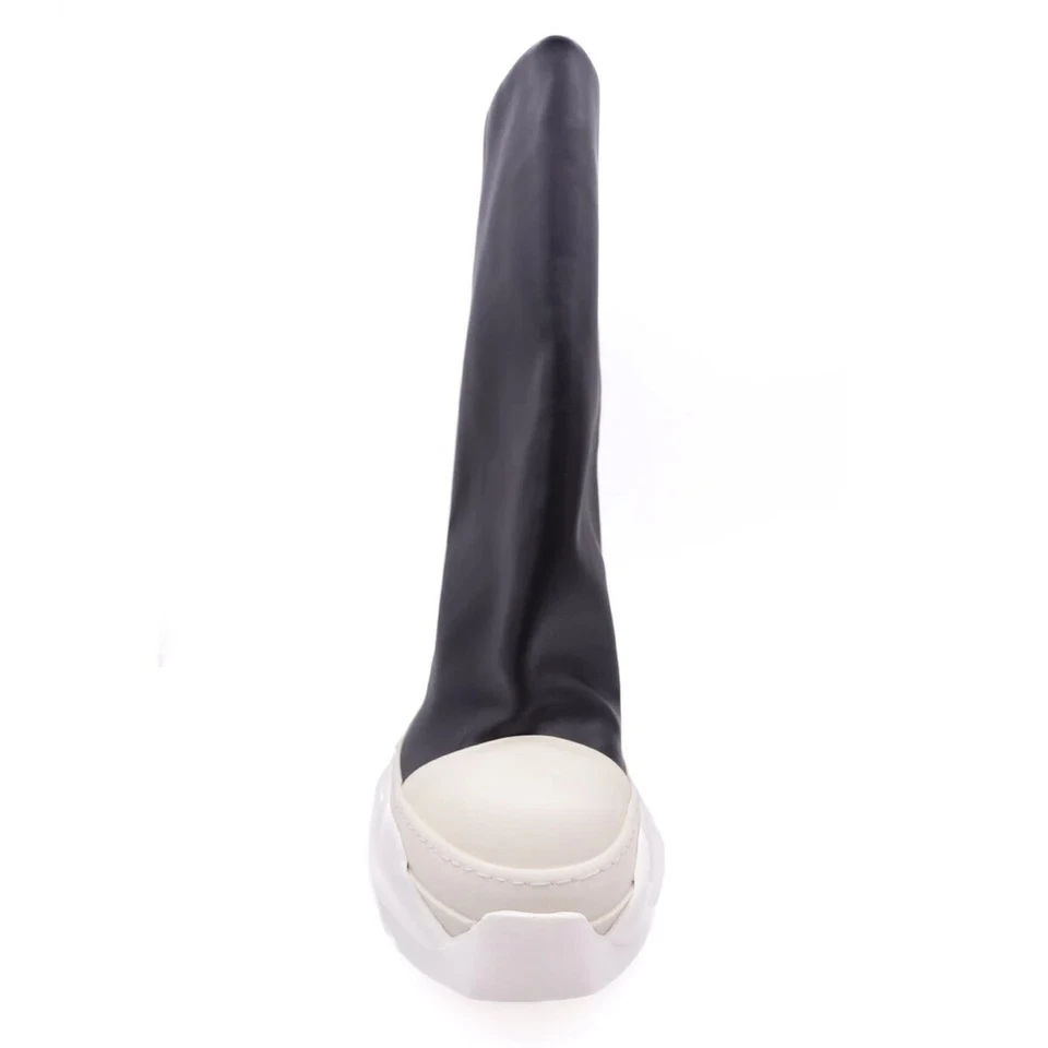 Rick Owens DRKSHDW Black Fogachine Sneak Boots New Size 41 W11 M8 - Image 3 of 4