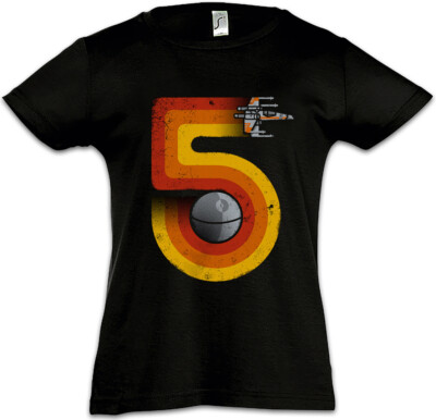 RED FIVE 5 II Kids Girls T-Shirt Luke Star Rebels Skywalker X-Wing Wars Pilot
