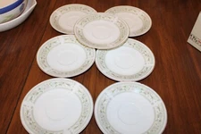 Empress China bread/dessert plates - Japan - Arcadia 1015 - Pink/Blue Floral