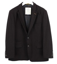 Vedoneire Blazer Uomo 2XL Foderato Misto Lana Tacca Revers Monofila