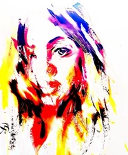 digital artwork print "Warm look"