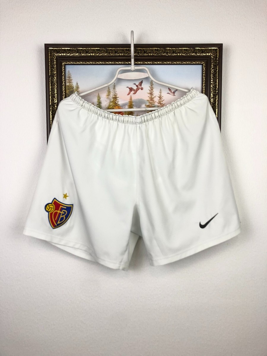 Vintage 90's Nike Basel 1893 Football Shorts Soccer Mens Track