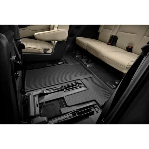 2021-2026 Cadillac Escalade Front & 2nd Row Mats & 3rd Row Floor Liner Black OEM - Image 3 of 3