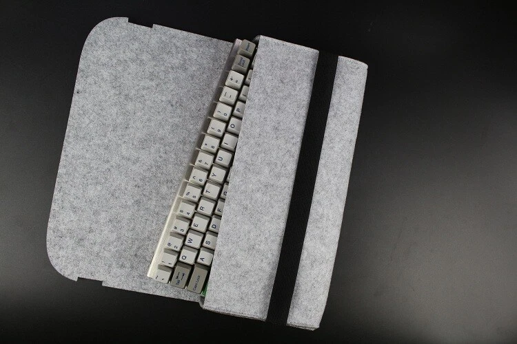 Mechanical Keyboard Dust-Proof Felt Carry Case for GH60 Filco87 104 Leopold