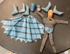 Vintage 1966 Ideal Captain Action Batman Outfit Costume w/Cape Original/USED