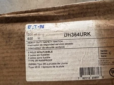 Eaton DH364URK 200A 600V 3P Nema 3R Non-Fusible Disconnect - wrnty