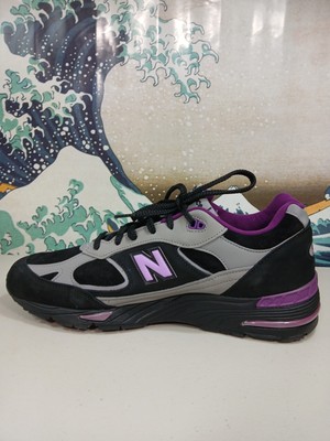 New Balance 991 X Stray Rats Black Purple M991SRP Sz 13 | eBay