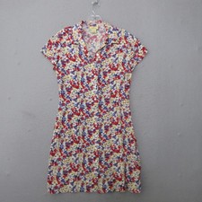 Vintage Limited Dress Small Floral Y2K 90s Cottage Core Prairie Hong Kong Button