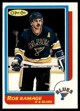 1986-87 O-Pee-Chee Rob Ramage St. Louis Blues #17