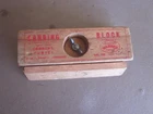 Vintage 4.5 Inch Wooden Warner Sanding Block No. 436 Wing Nut Lock