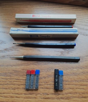 MIFA Simplex Swiss Made Flat Lead Mechanical Pencil & Lead