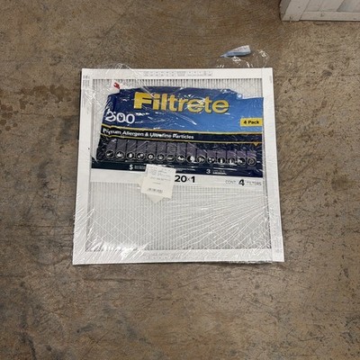 3M Filtrete 2500 4 pack Merv 14 20x20x1 sealed Furnace Filters