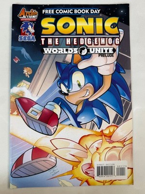 Sonic The Hedgehog / Mega Man FCBD World's Unite Prelude Archie Action! Comic
