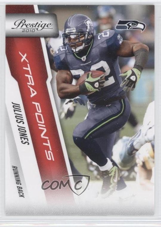 2010 Panini Prestige Xtra Points Red 3/100 Julius Jones #175 0b5