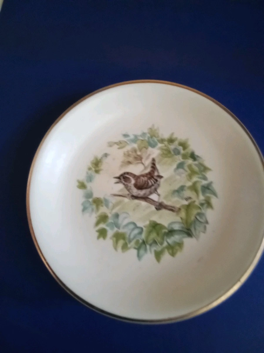 Assiettes Collector Poole Pottery - Le Roitelet Et La Mésange Bleue - UK