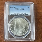 1882 Carson City Morgan Dollar PCGS MS64+ Silver $1 Coin Uncirculated