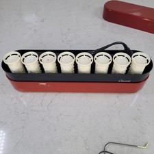 Clairol Time Saver Heated Curlers Rollers Travel Portable Quick Heat PTC-8 Clips