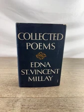 Vintage Collected Poems Edna St Vincent Millay Poetry Book 1956 HC DJ Hardcover