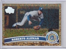 2011 Roberto Alomar Topps DIAMOND ANNIVERSARY COGNAC Foil SP #480 - Blue Jays