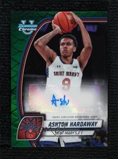 2024-25 Bowman U Chrome Green Reptilian Refractor 3/75 Ashton Hardaway Auto 12xm