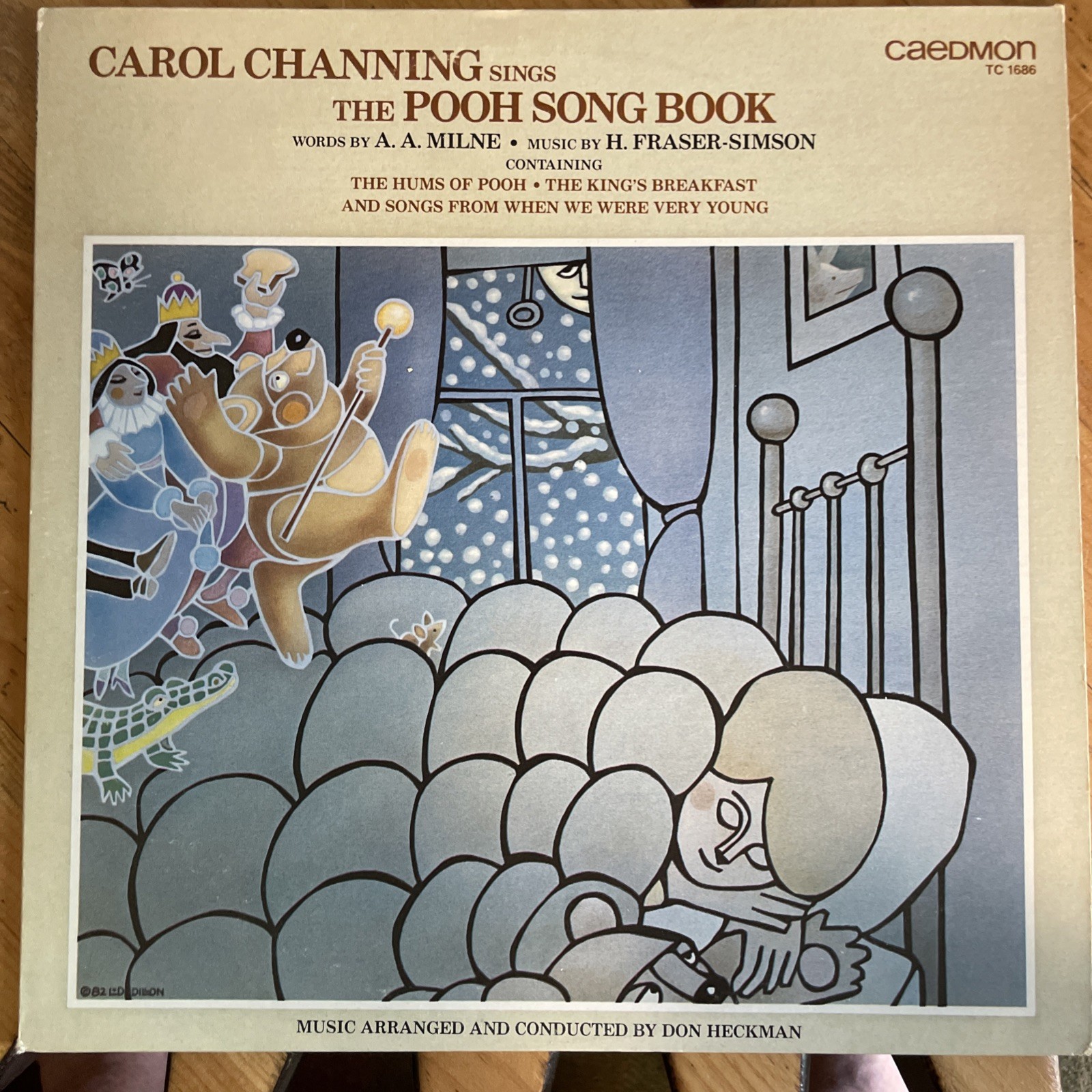 carol channing sings the pooh songbook vinyl rare caedmon Great Condition