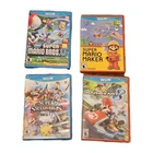 Lot Of 4 Nintendo Wii U Games Mario Kart 8 Smash Bros Super Mario Mario Maker