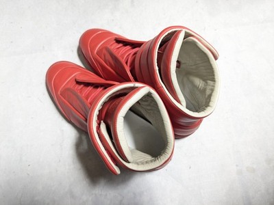 Maison Margiela Future Sneakers Red Men 9 42 Leather High Tops | eBay