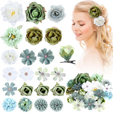 21 Pcs Flower Hair Clip Rose Hair Clips Barrettes for Women Flower Accessories B