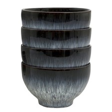 Bowl Set: 4 x 10.5cm Denby Halo Small Bowl Set, Stoneware