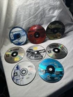 Playstation Video Game Lot PS1 Air Combat Ford Racing Wheel Of Fortune Cyber Tig
