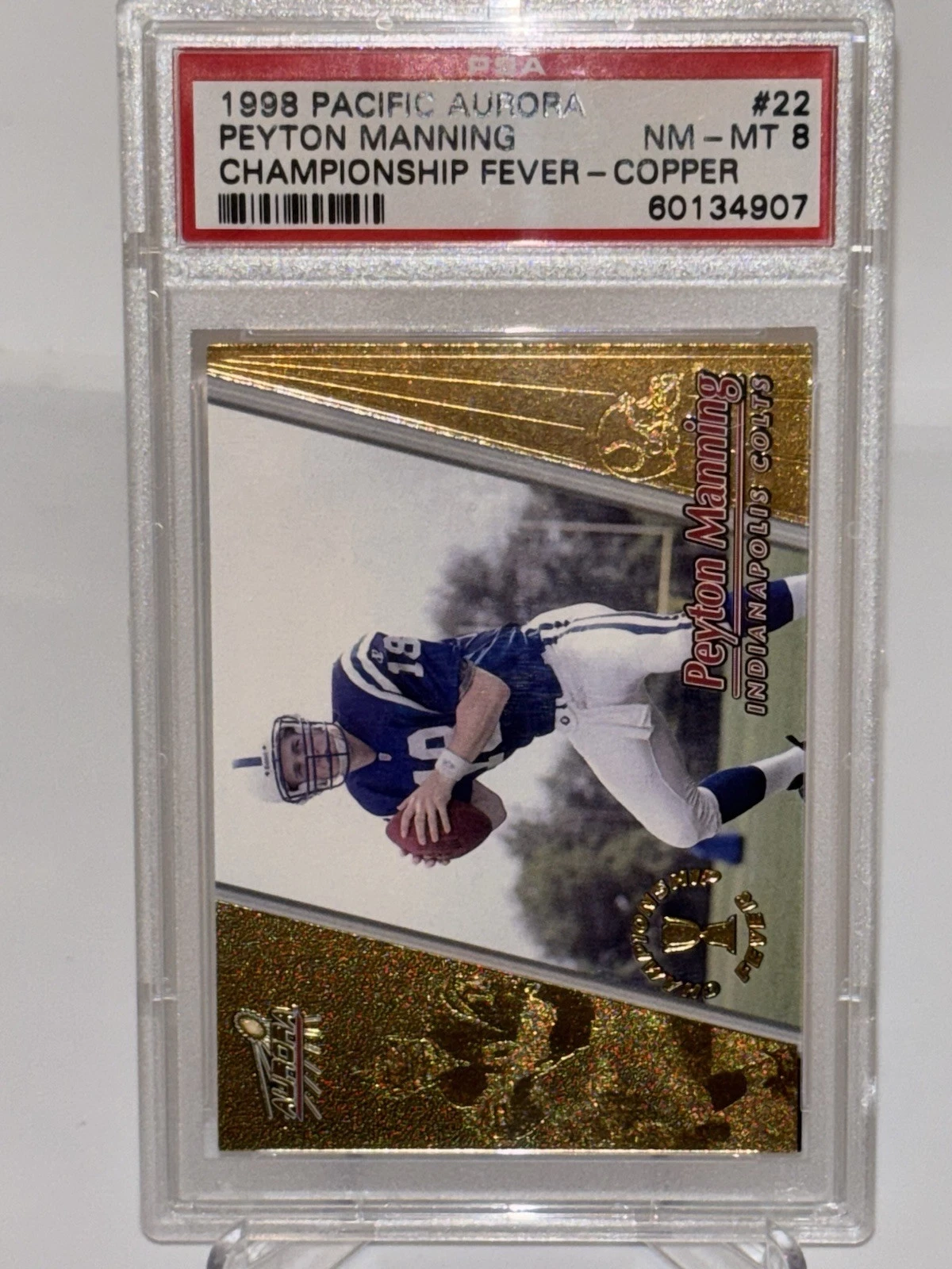 Peyton Manning Pacific Aurora Championship Fever #22 Copper