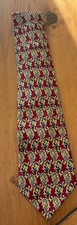 Christian Dior Monsieur Tie Paisley Silk Red Made In USA Vintage