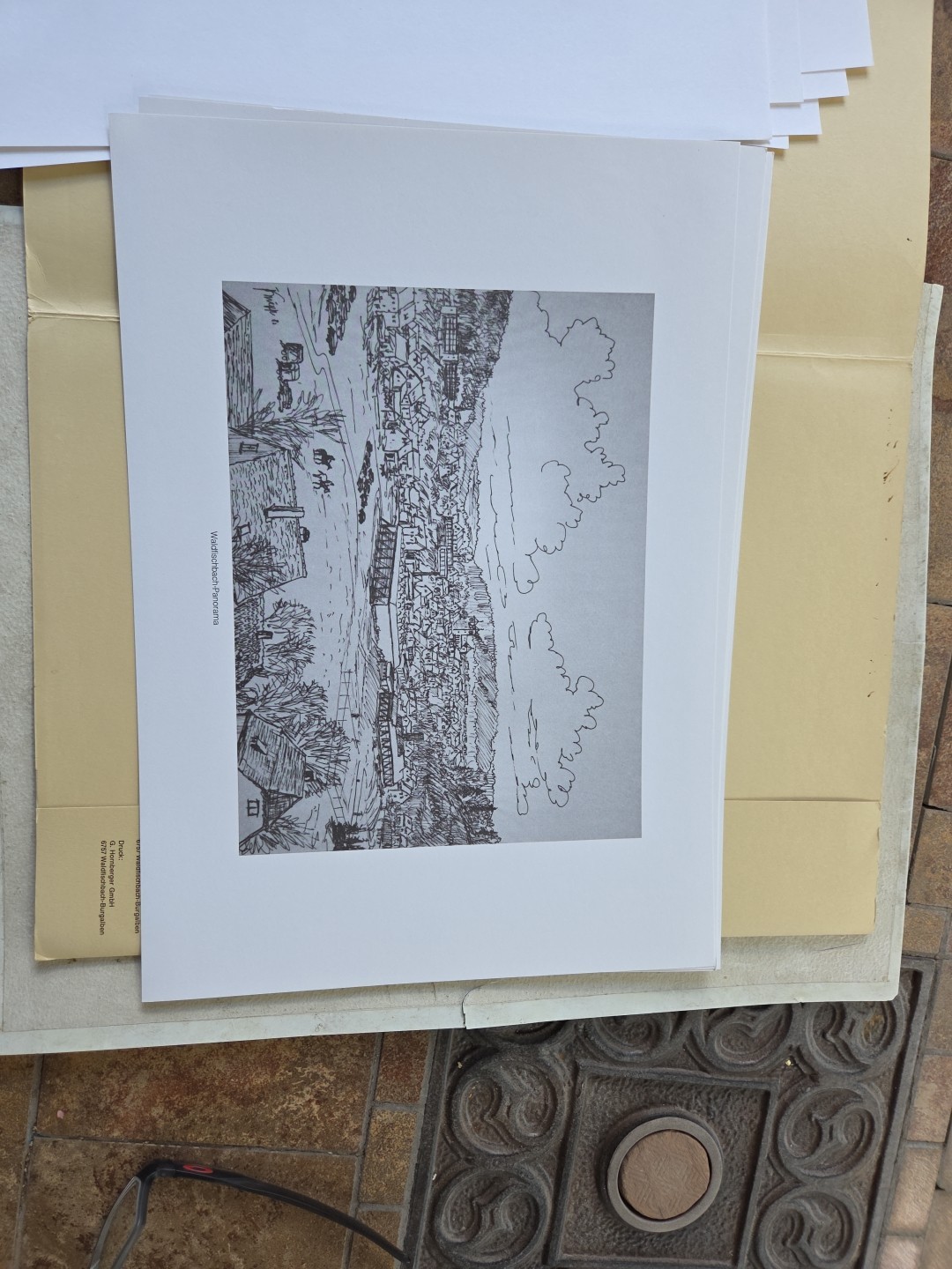 Ernst W. Krupp Waldfischbacher Impressionen 800 Years 1982 Art Book Prints -RARE