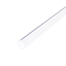 Clear Rigid PVC Pipe 19/32" 15mm ID x 5/8" 16mm x 1.3ft, 0.02" Tubing