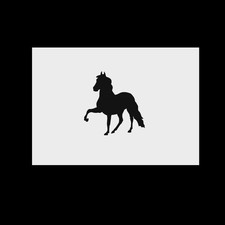 Schablone für Wände-Airbrush-Basteln-Vintage-Shabby-Stoffe-Pferd 5# 1073