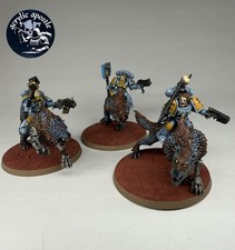 Warhammer 40K Space Wolves Thunderwolf Cavalry x3 fully Painted