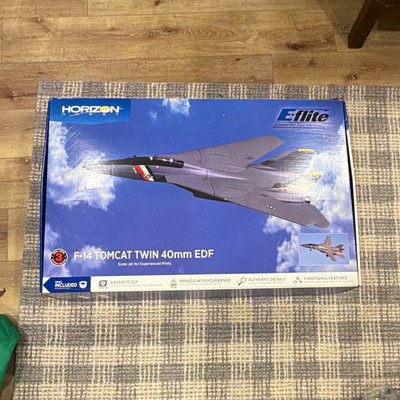 E-Flite F-14 Tomcat Twin 40mm EDF 1:14 Electric RC Jet BNF (EFL01450)