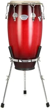 Toca Percussion Synergy Deluxe Tumba with Stand - Wine Burst