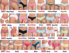 Lot 10 Sports Gym Yoga Dance Exotic Booty Boyshorts Panty Thong Shortie S M L