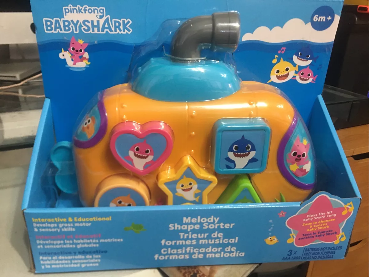 Pinkfong Baby Shark Melody Shape Sorter Interactive Ages 6 months