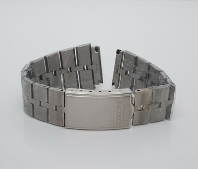 SEIKO Silver Stainless Steel Bracelet Size 20 mm Wrist Watch Clasp / Band  Z040S | eBay