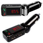 Bluetooth Fm Transmitter Wireless Radio Adapter Car Kit Mp3 Player Usb A+