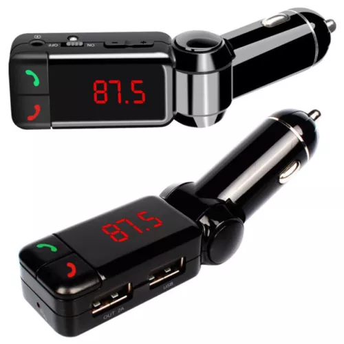 Bluetooth FM Transmitter Wireless Radio Adapter Car Kit Mp3 Player USB A+